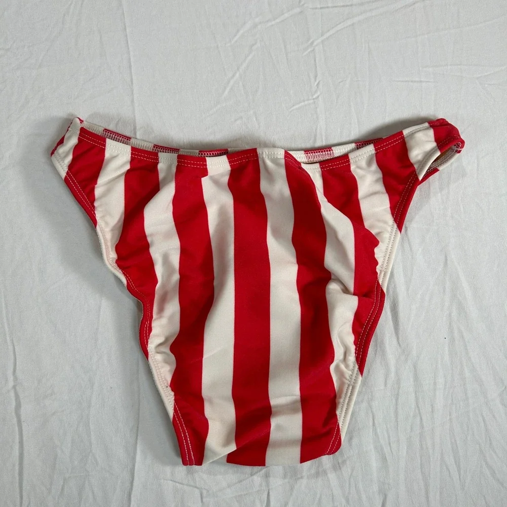 Zuliana Y2K American Flag Bikini Set Stars Stripes‎ Red White Blue Medium NWT